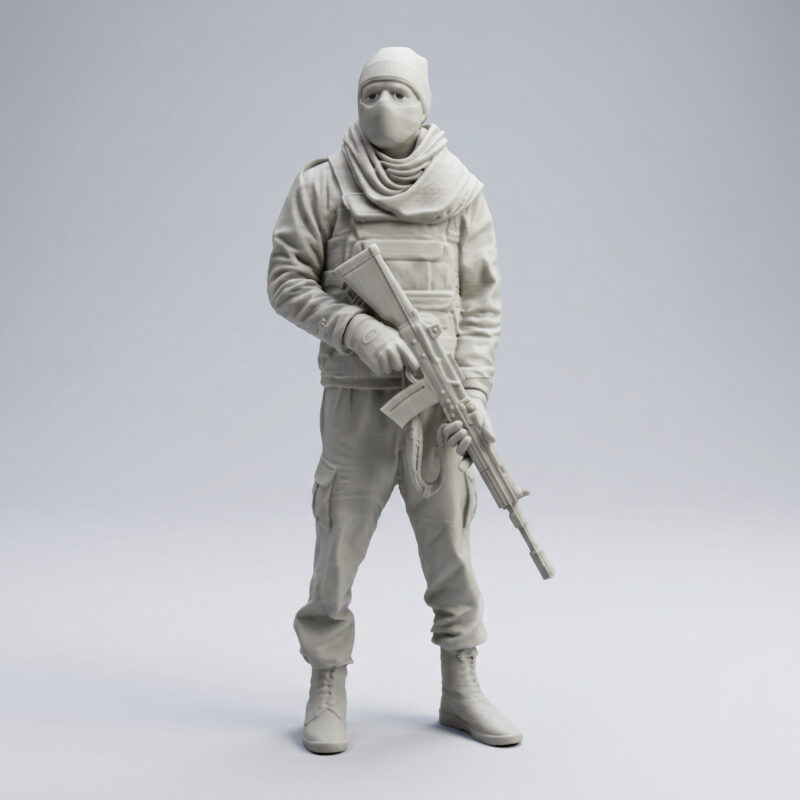 Indian Army Soldier Figurine